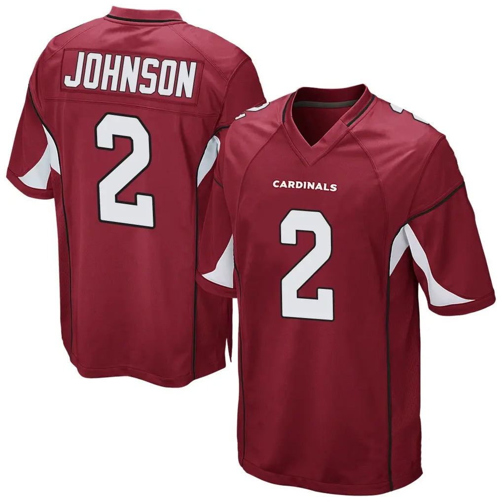 harde A.Cardinals #2 Will Johnson Player Cardinal Home Game Stitched Jerseys