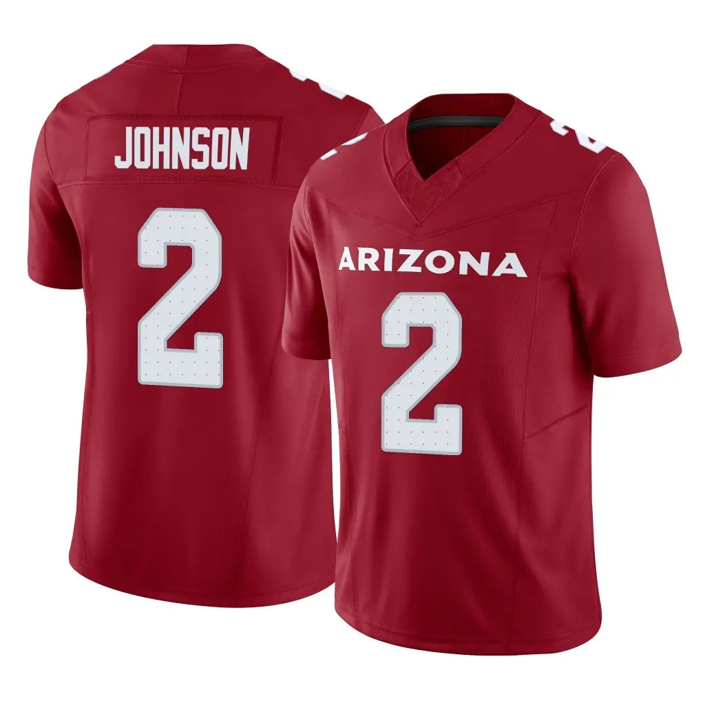 harde A.Cardinals #2 Will Johnson Player Cardinal Vapor F.U.S.E. Limited Home Game Stitched Jerseys