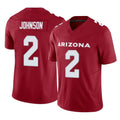 harde A.Cardinals #2 Will Johnson Player Cardinal Vapor F.U.S.E. Limited Home Game Stitched Jerseys