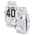 harde A.Cardinals #40 Pat Tillman Player Arctic Camo Salute to Service Limited Hoodie Stitched Jerseys