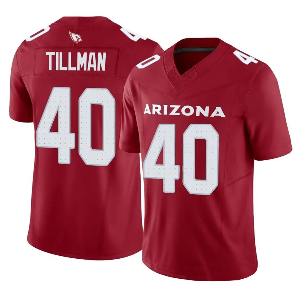harde A.Cardinals #40 Pat Tillman Player Red Vapor F.U.S.E. Limited Stitched Jerseys
