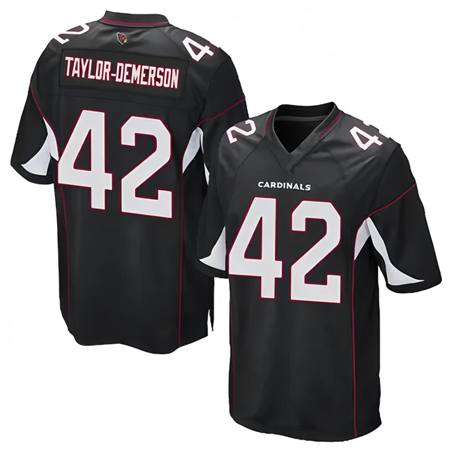 harde A.Cardinals #42 Dadrion Taylor-Demerson Player Black Game Stitched Jerseys