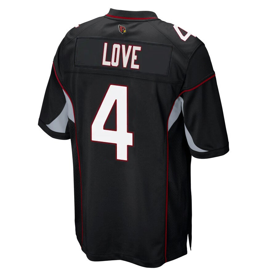 harde A.Cardinals #4 Jeremiyah Love Player Black Alternate Game Stitched Jerseys