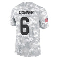 harde A.Cardinals #6 James Conner Player Camo Salute to Service Limited Home Stitched Jerseys