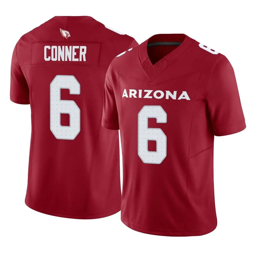 harde A.Cardinals #6 James Conner Player Cardinal Vapor F.U.S.E. Limited Home Game Stitched Jerseys