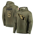 harde A.Cardinals #6 James Conner Player Olive Salute to Service Limited Hoodie Stitched Jerseys