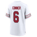 harde A.Cardinals #6 James Conner Player White Home Game Stitched Jerseys