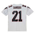 harde A.Falcons 1991 #21 Deion Sanders Mitchell & Ness White Authentic Throwback Retired Player Stitched Puhic Jersey