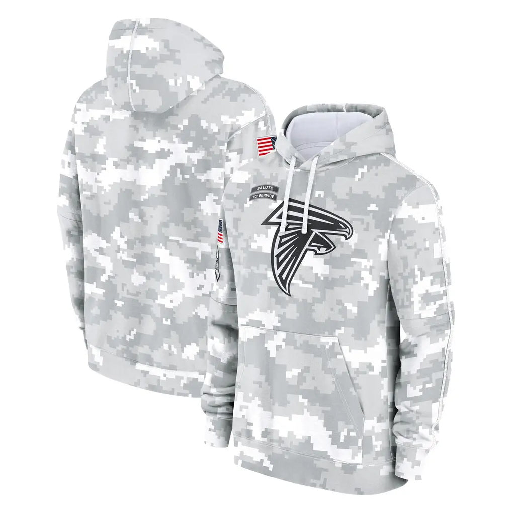 harde A.Falcons Arctic Camo Salute to Service Limited Hoodie Blank Player Stitched Jerseys