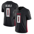 harde A.Falcons #0 Divine Deablo Player Black Vapor Limited Home Game Stitched Jerseys