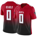 harde A.Falcons #0 Divine Deablo Player Red Vapor F.U.S.E. Limited Home Game Stitched Jerseys