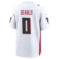 harde A.Falcons #0 Divine Deablo Player White Home Game Stitched Jerseys