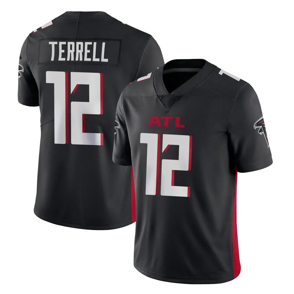 harde A.Falcons #12 Avieon Terrell Player Black Vapor Untouchable Limited Home Game Stitched Jerseys