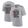 harde A.Falcons #12 Avieon Terrell Player Gray Fashion Home Game Stitched Jerseys
