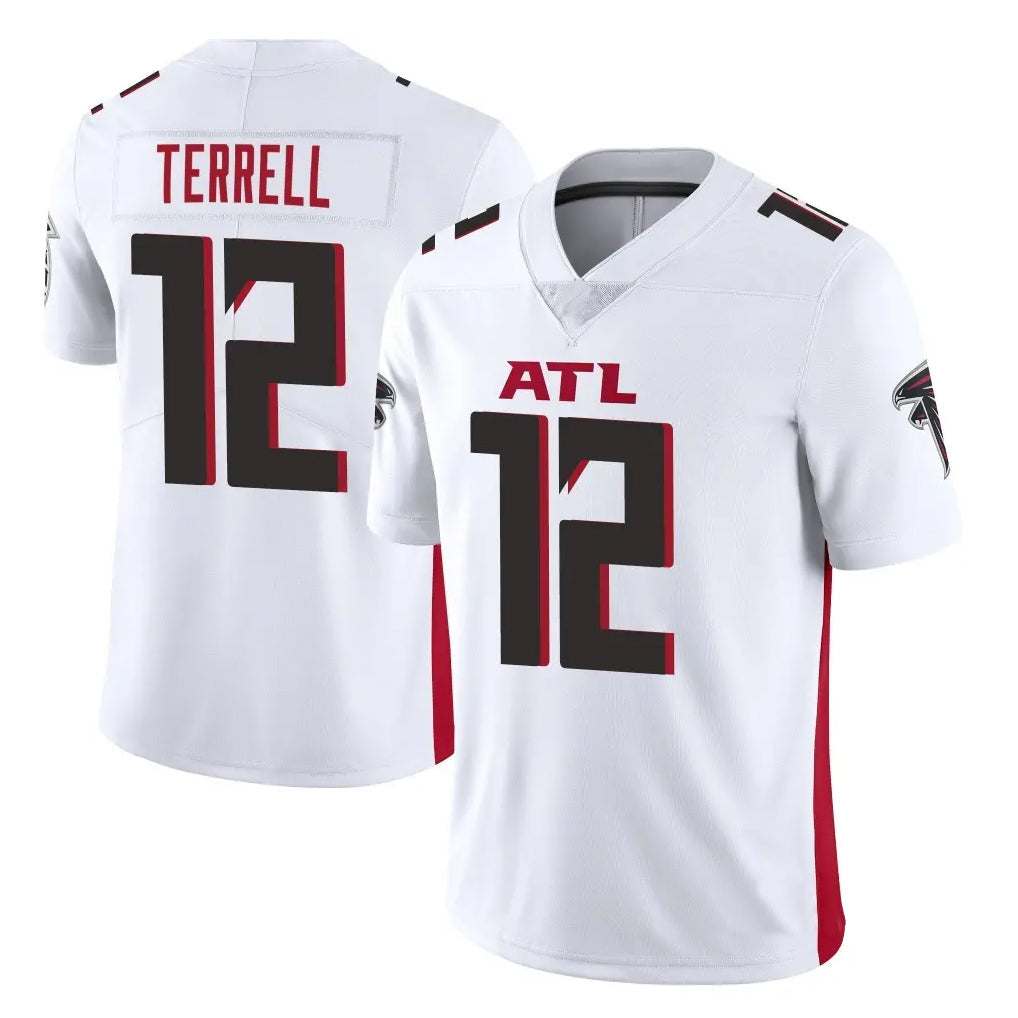harde A.Falcons #12 Avieon Terrell Player White Vapor Untouchable Limited Home Game Stitched Jerseys