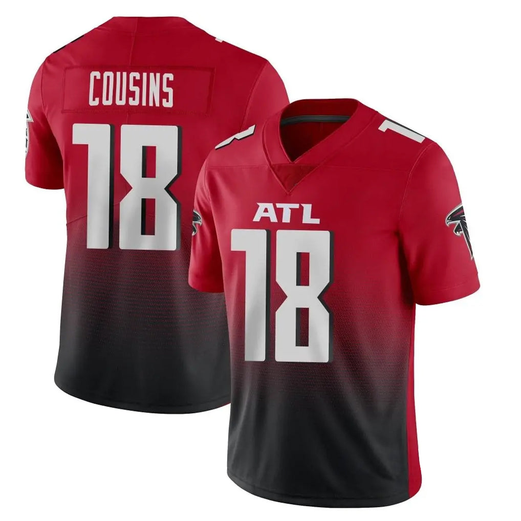harde A.Falcons #18 Kirk Cousins Player Red Vapor Untouchable Limited Home Game Stitched Jerseys