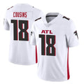 harde A.Falcons #18 Kirk Cousins Player White Vapor Untouchable Limited Home Game Stitched Jerseys