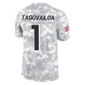 harde A.Falcons #1 Tua Tagovailoa Player Camo Salute to Service Limited Stitched Jerseys