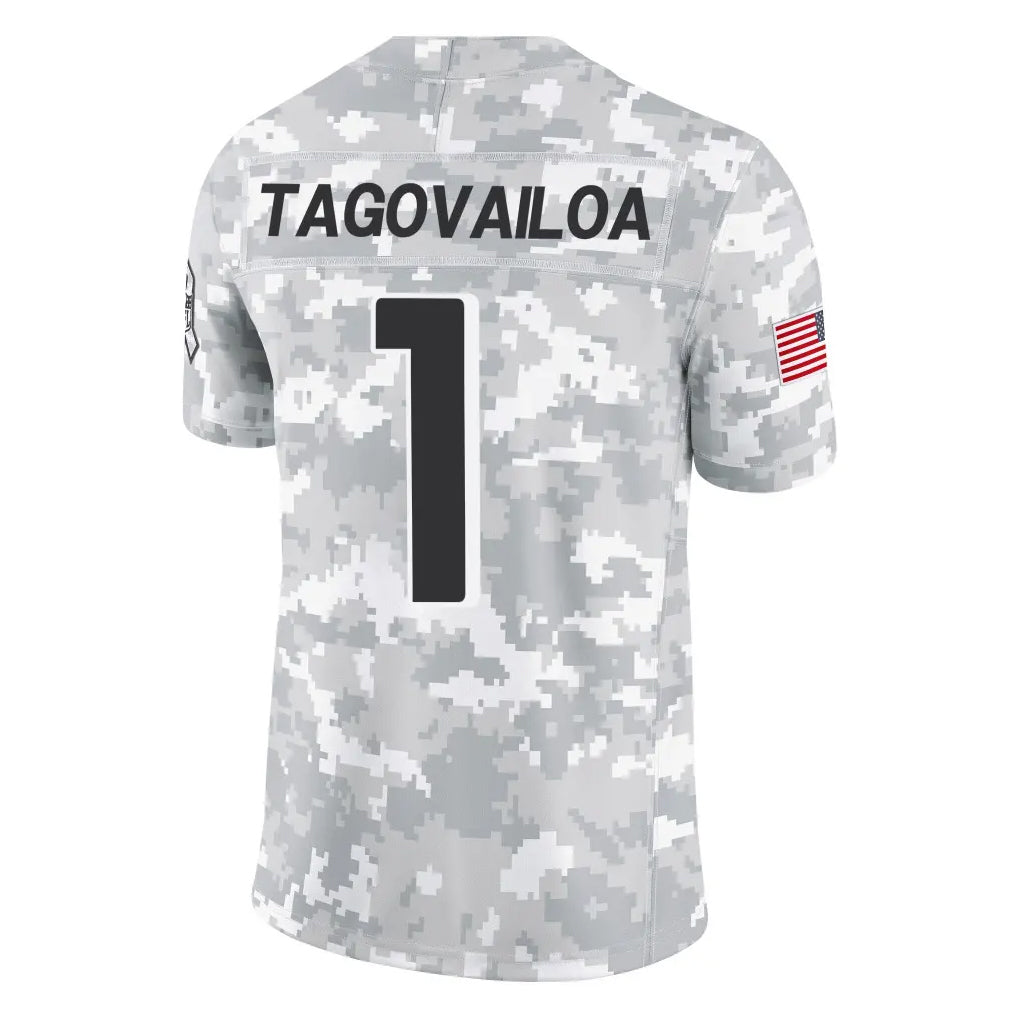 harde A.Falcons #1 Tua Tagovailoa Player Camo Salute to Service Limited Stitched Jerseys