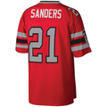 harde A.Falcons #21 Deion Sanders Mitchell & Ness Red Legacy Replica Jersey
