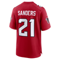 harde A.Falcons #21 Deion Sanders Red Retired Player Game Stitched Jerseys