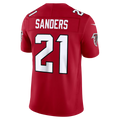 harde A.Falcons #21 Deion Sanders Red Vapor F.U.S.E. Stitched Retired Limited Stitched Jerseys