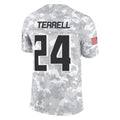 harde A.Falcons #24 A.J. Terrell Jr. Player Arctic Camo Salute to Service Limited Stitched Jerseys