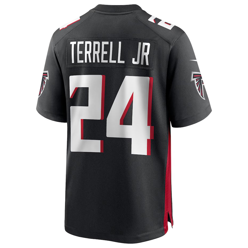 harde A.Falcons #24 A.J. Terrell Jr. Player Black Home Game Stitched Jerseys