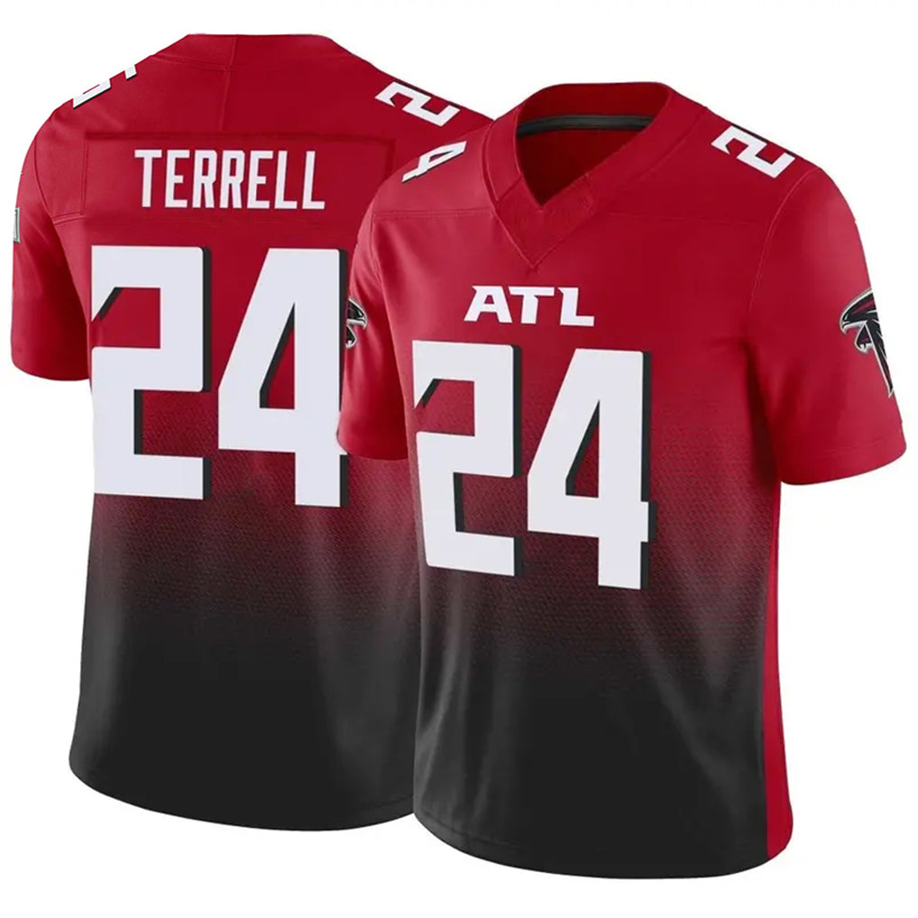 harde A.Falcons #24 A.J. Terrell Jr. Player Red Vapor F.U.S.E. Limited Stitched Jerseys
