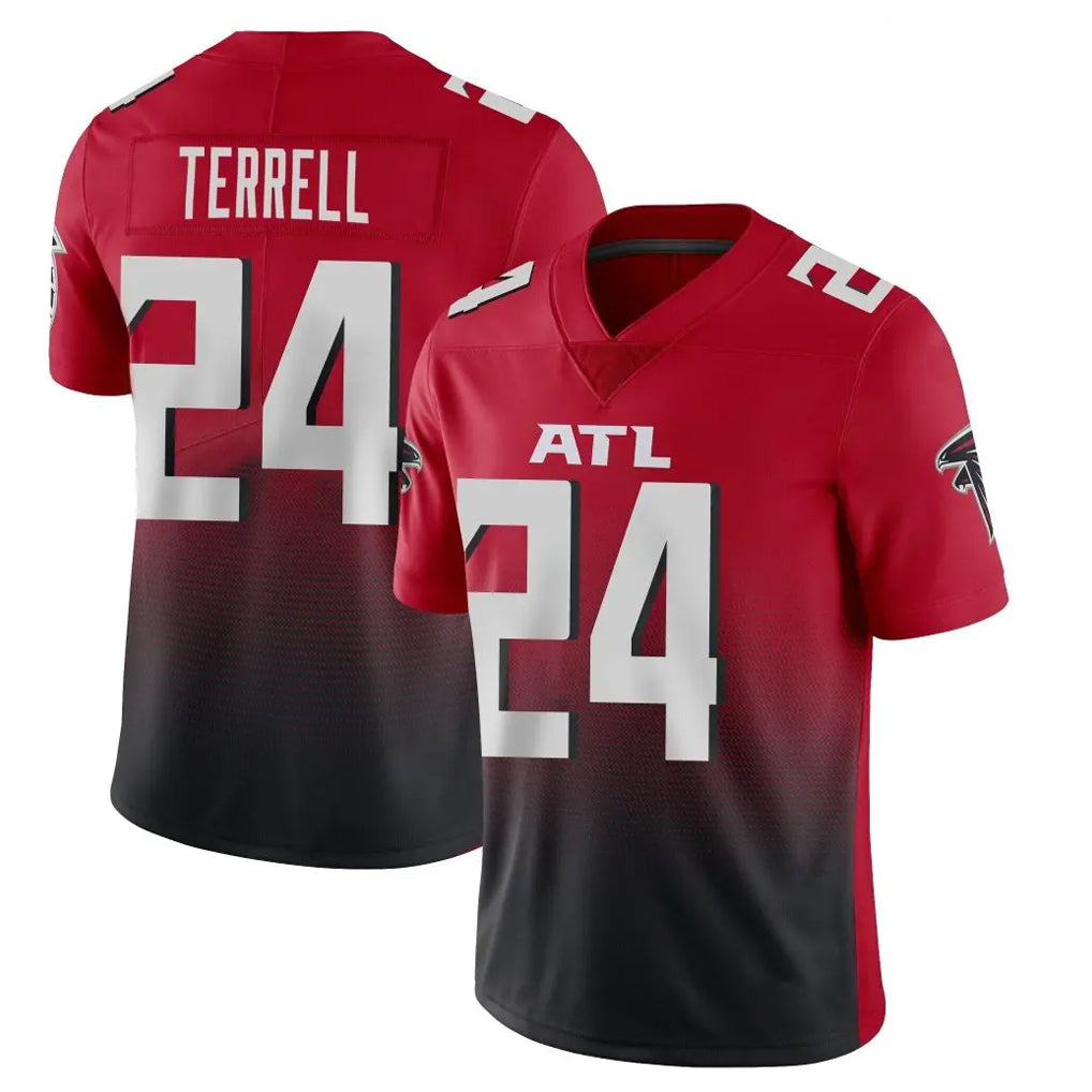 harde A.Falcons #24 A.J. Terrell Jr. Player Red Vapor Untouchable Limited Home Game Stitched Jerseys