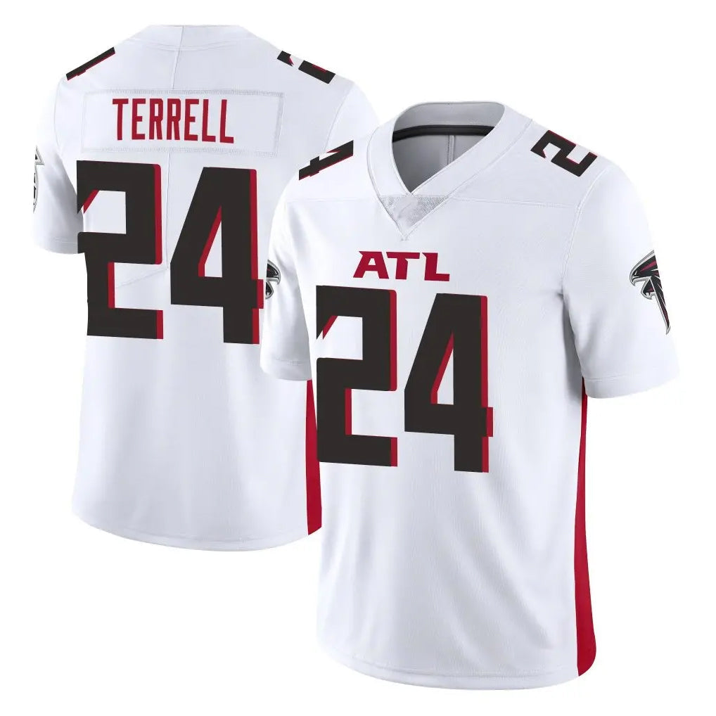 harde A.Falcons #24 A.J. Terrell Jr. Player White Vapor Untouchable Limited Home Game Stitched Jerseys