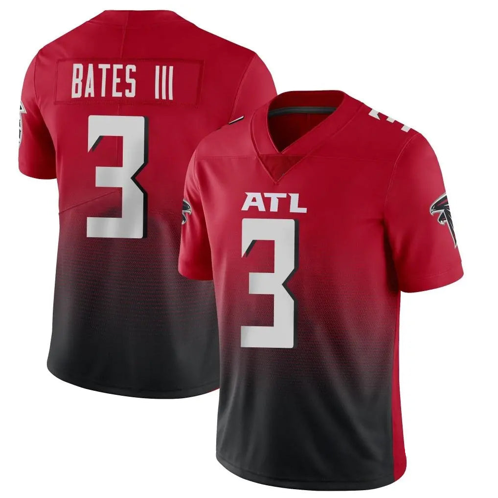 harde A.Falcons #3 Jessie Bates III Player Red Vapor Untouchable Limited Home Game Stitched Jerseys