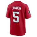 harde A.Falcons #5 Drake London Red Game Stitched Jerseys