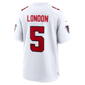 harde A.Falcons #5 Drake London White Game Stitched Jerseys