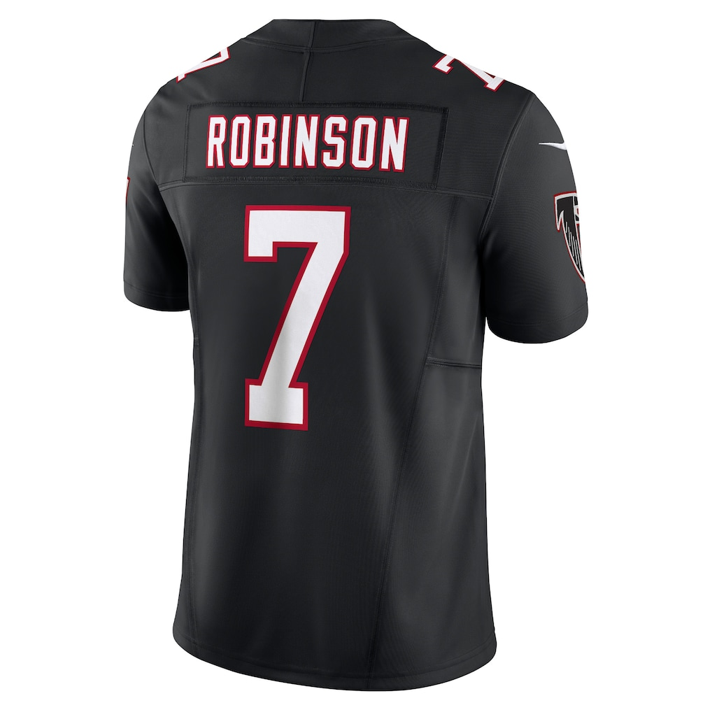 harde A.Falcons #7 Bijan Robinson Black Alternate Vapor F.U.S.E. Limited Stitched Jerseys