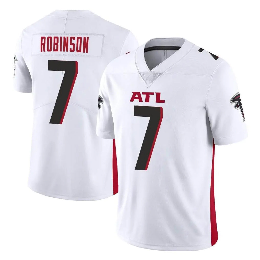 harde A.Falcons #7 Bijan Robinson Player White Vapor Untouchable Limited Home Game Stitched Jerseys