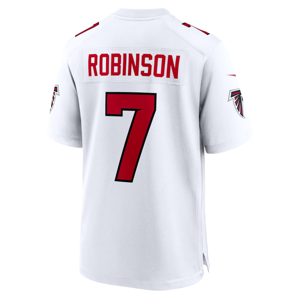 harde A.Falcons #7 Bijan Robinson White Game Stitched Jerseys