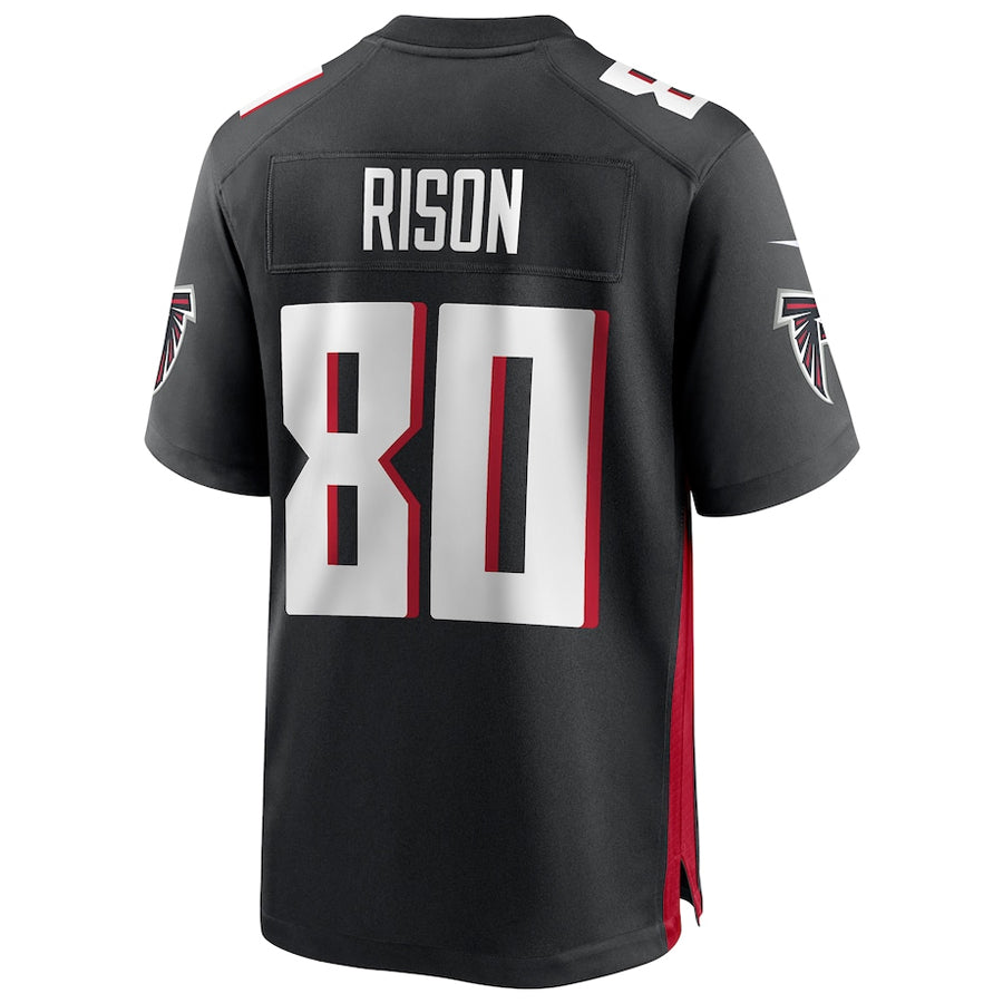 harde A.Falcons #80 Andre Rison Player Black Home Game Stitched Jerseys