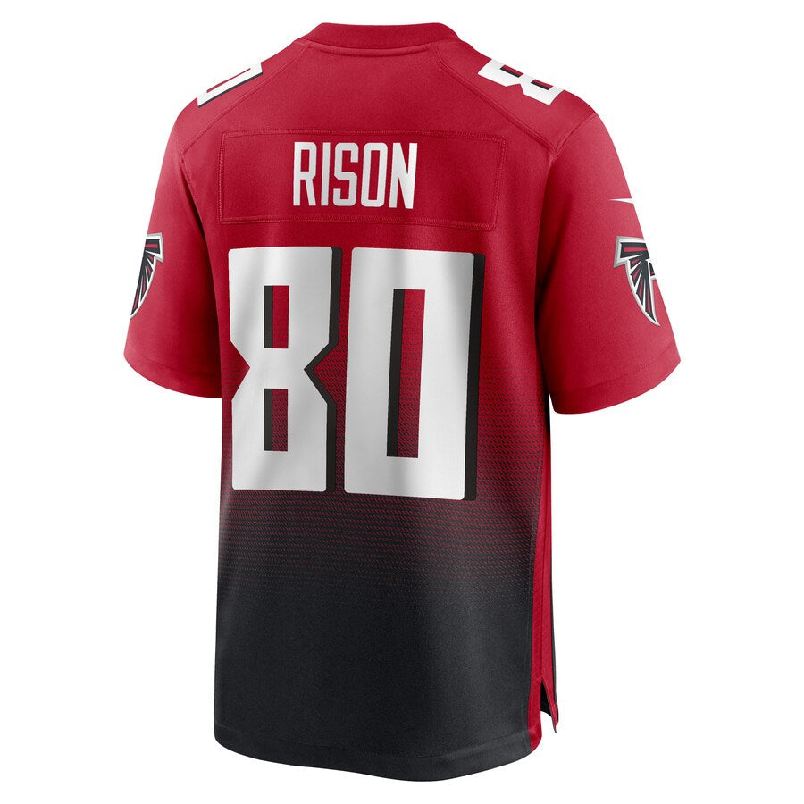 harde A.Falcons #80 Andre Rison Player Red Home Game Stitched Jerseys