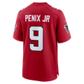 harde A.Falcons #9 Michael Penix Jr. Red Game Stitched Jerseys