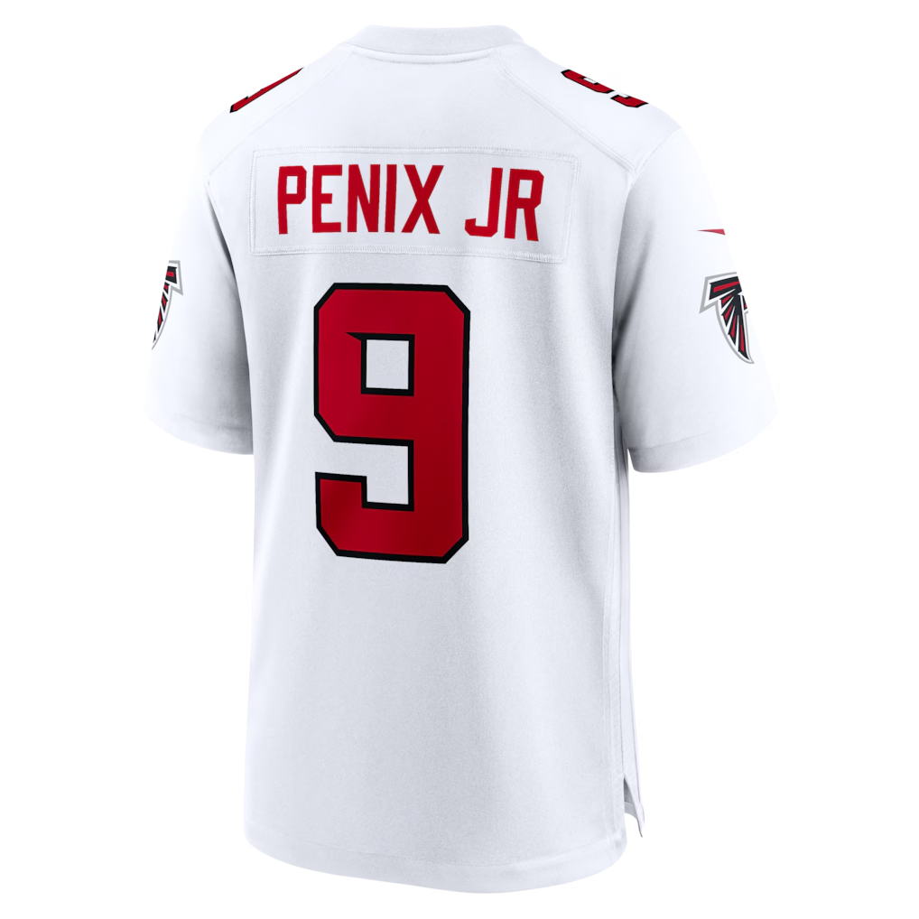harde A.Falcons #9 Michael Penix Jr. White Game Stitched Jerseys