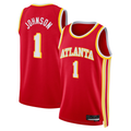 harde A.Hawks #1 Jalen Johnson Red Swingman Jerseys - Icon Edition