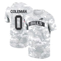 harde B.Bills #0 Keon Coleman Player Arctic Camo Salute to Service T-Shirt Hoodies Stitched Jerseys