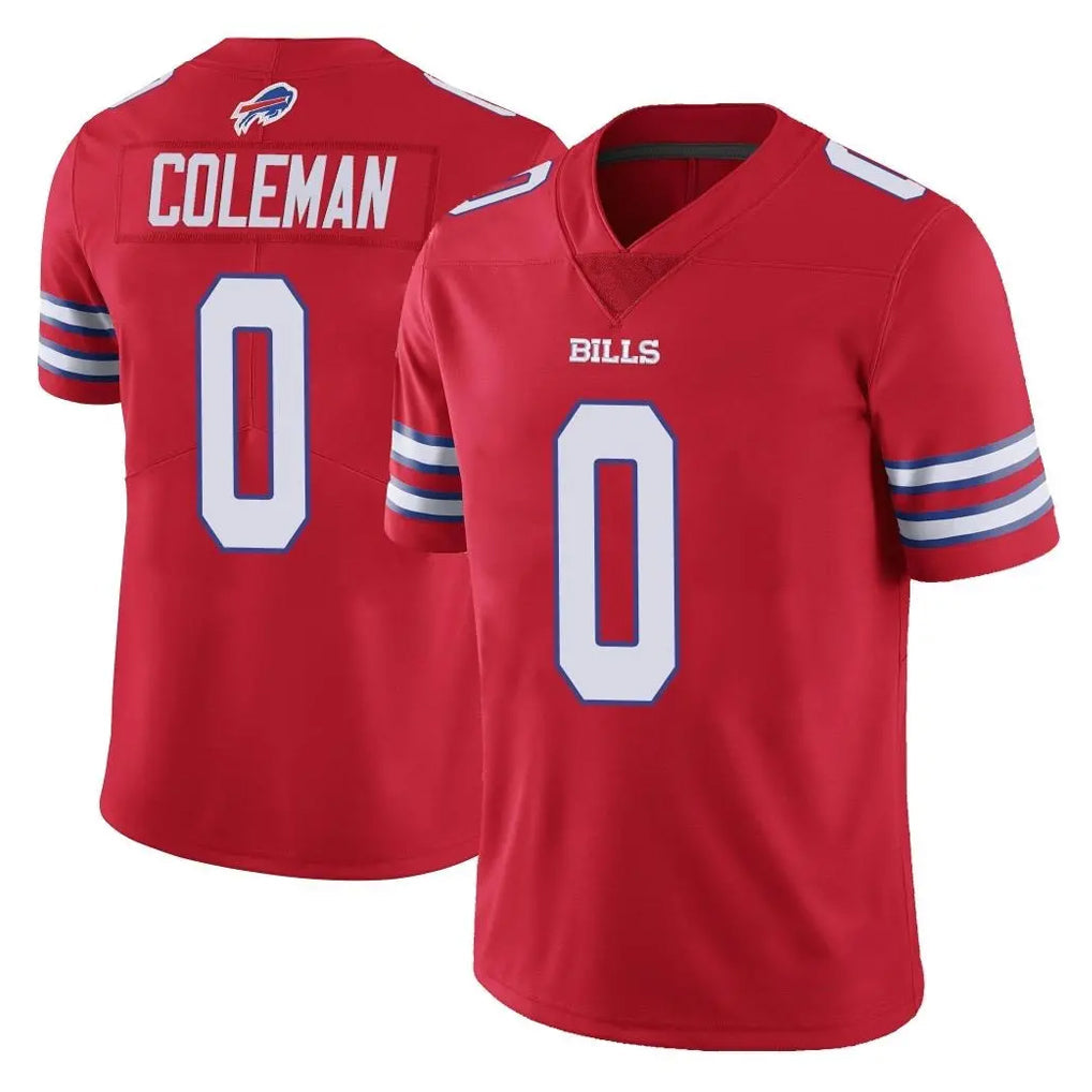 harde B.Bills #0 Keon Coleman Player Red Vapor Untouchable Limited Stitched Jerseys