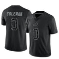 harde B.Bills #0 Keon Coleman Player Black RFLCTV Limited Stitched Jerseys