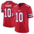 harde B.Bills #10 Khalil Shakir Player Red Vapor Untouchable Limited Home Game Stitched Jerseys