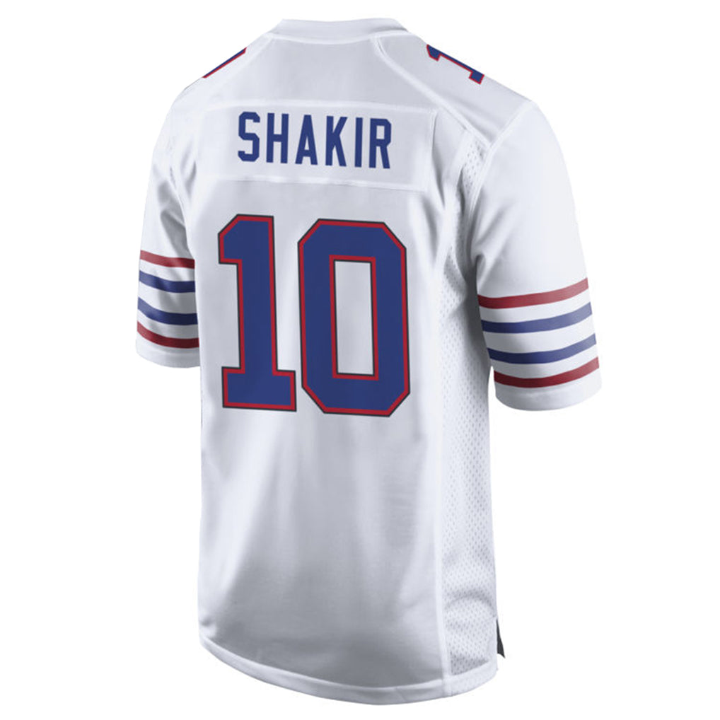 harde B.Bills #10 Khalil Shakir Player White Alternate Home Game Stitched Jerseys