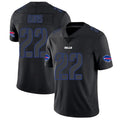 harde B.Bills #22 Ray Davis Player Limited Black Impact Stitched Jerseys