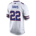 harde B.Bills #22 Ray Davis Player White Home Game Stitched Jerseys