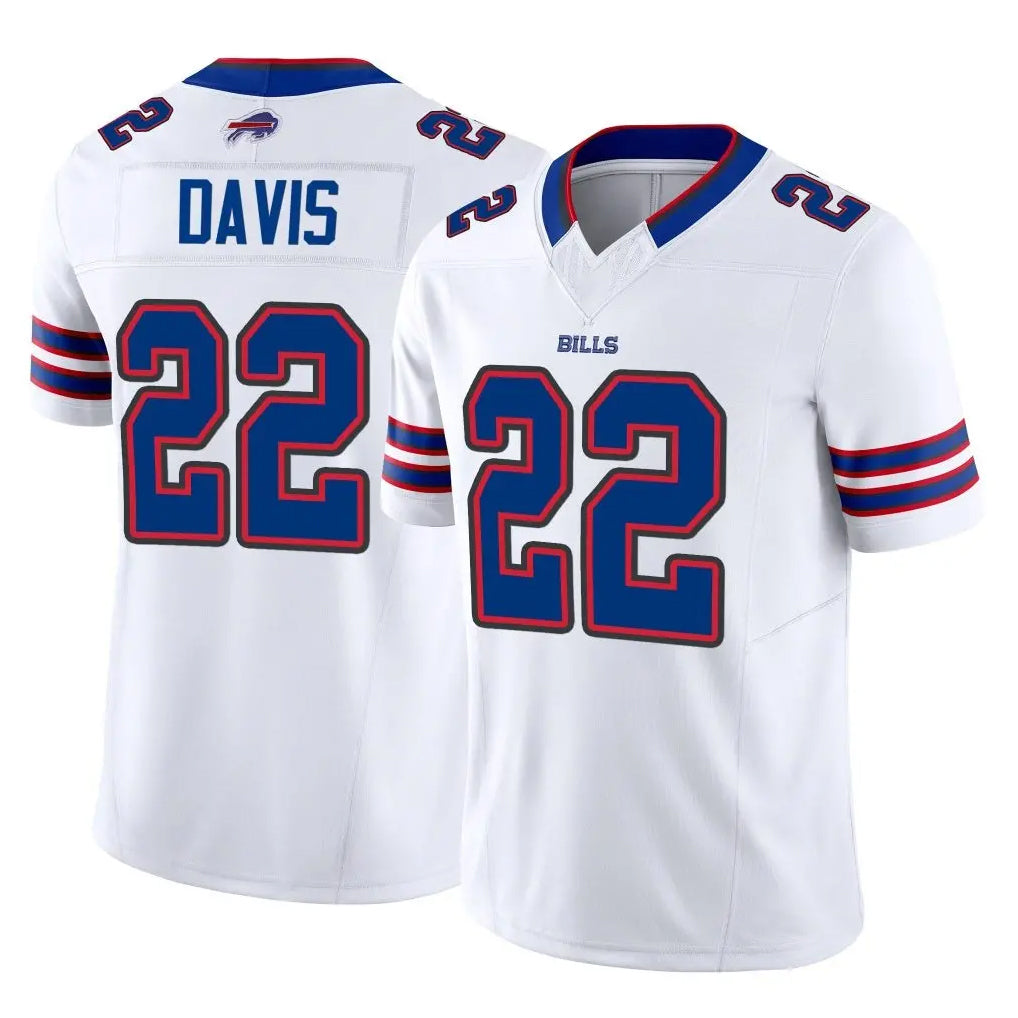 harde B.Bills #22 Ray Davis Player White Vapor F.U.S.E. Limited Stitched Jerseys